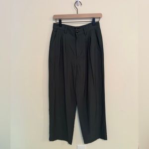 Madewell drapey pleated wide leg pants